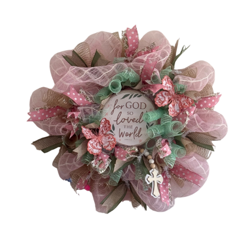 easter custom wreath