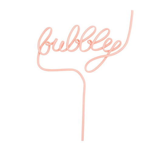 Bubbly Wordstraw