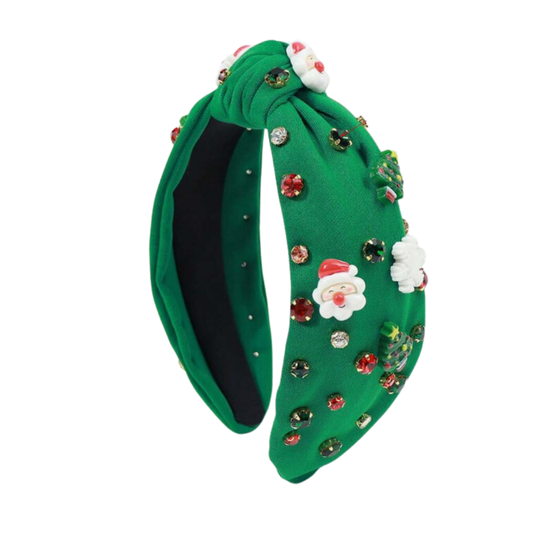 Ho Ho Ho Headband - Green