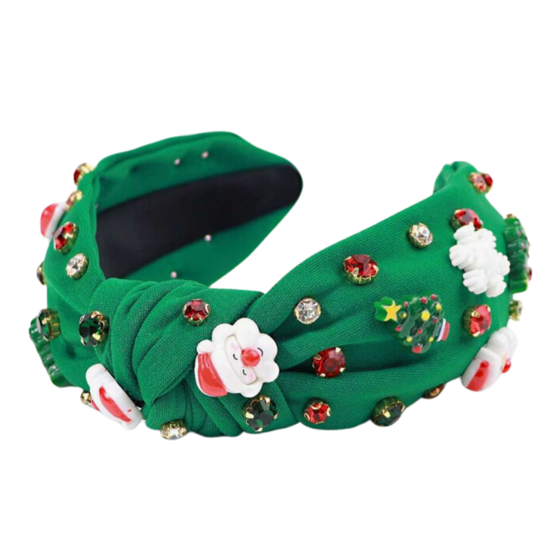 Ho Ho Ho Headband - Green