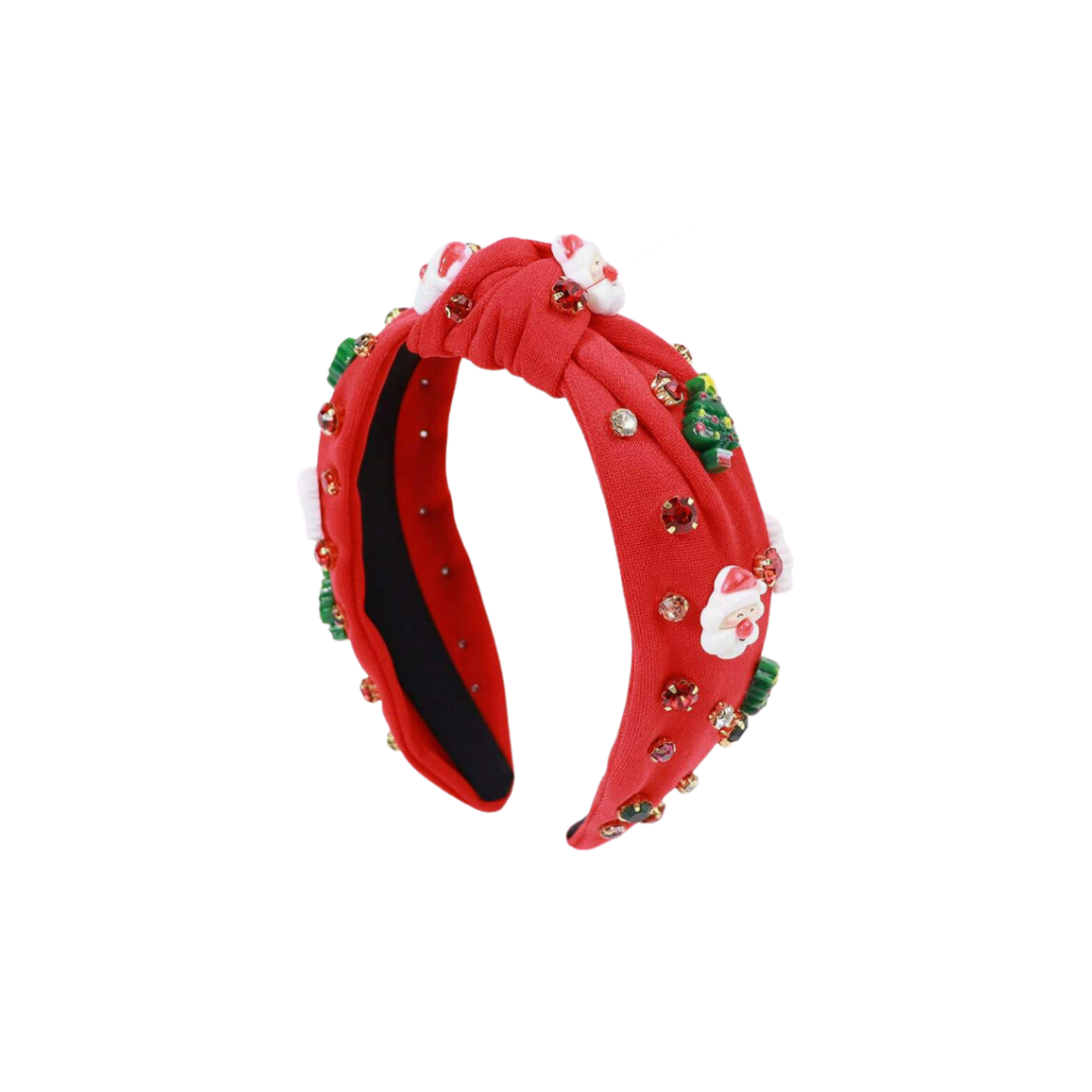 Ho Ho Ho Headband - Red