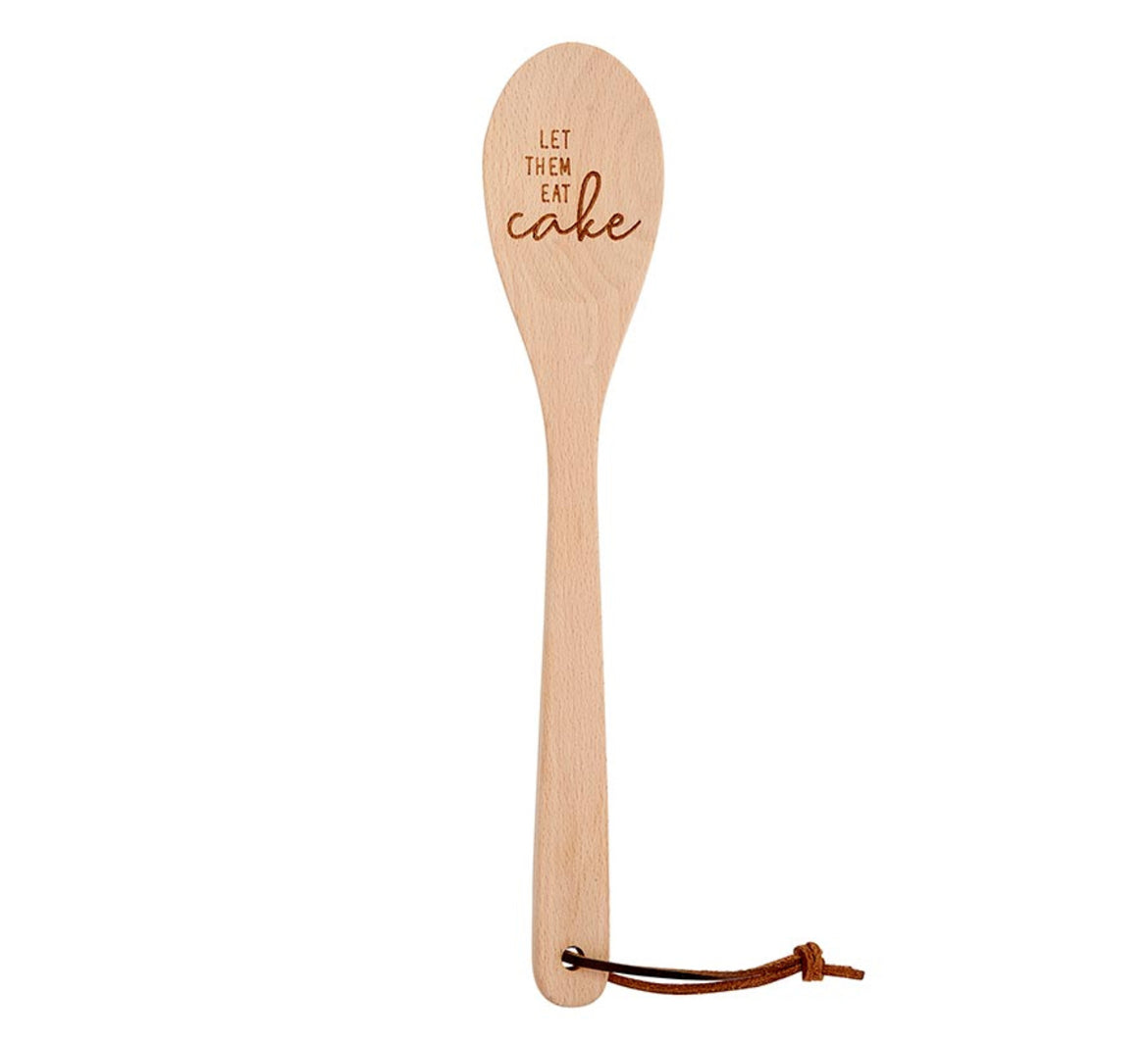 Let Them Eat Cake Wooden Spoon