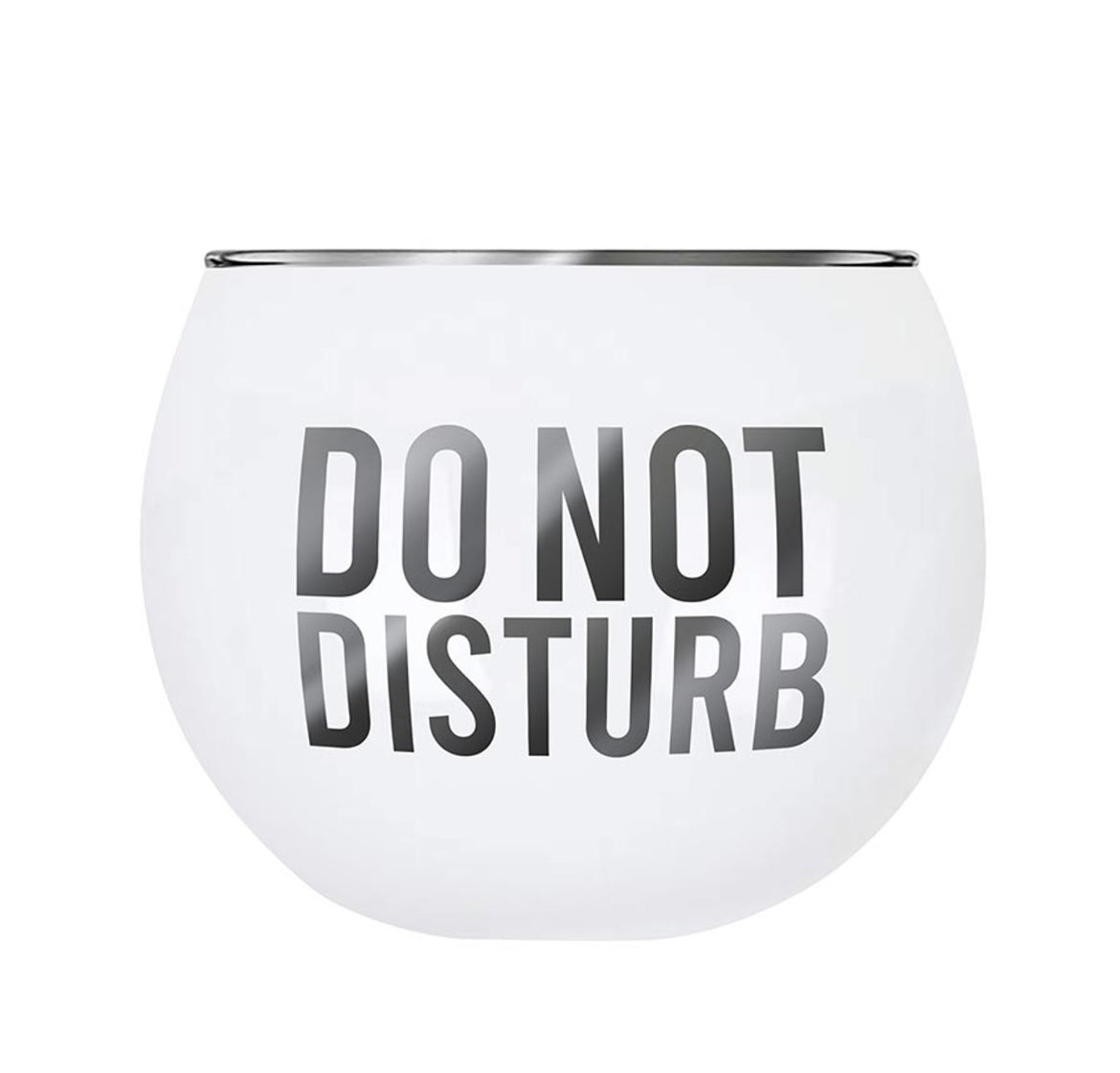 Do Not Disturb Cocktail Glass