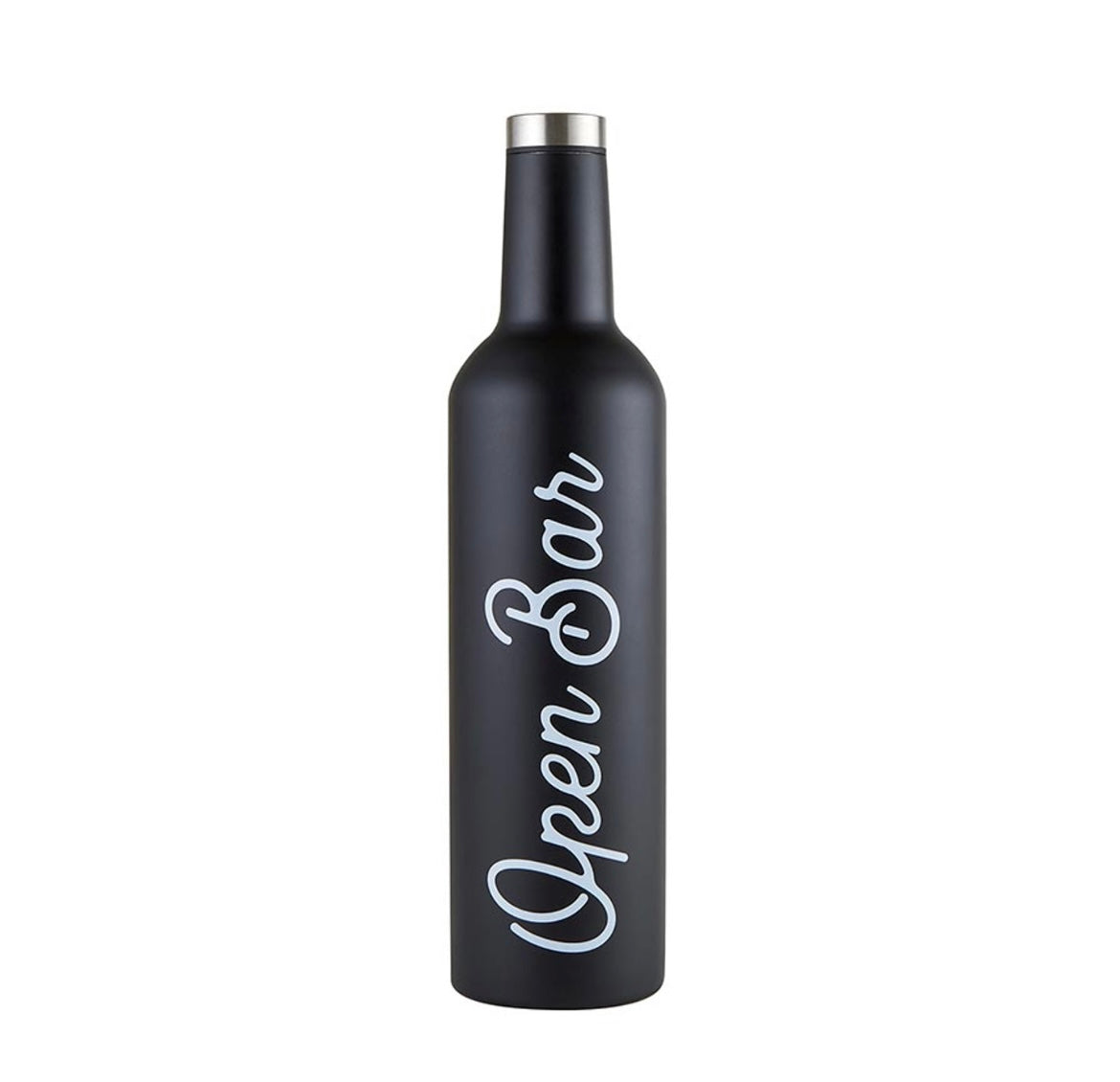 Stainless Steel Wine Bottle - Open Bar