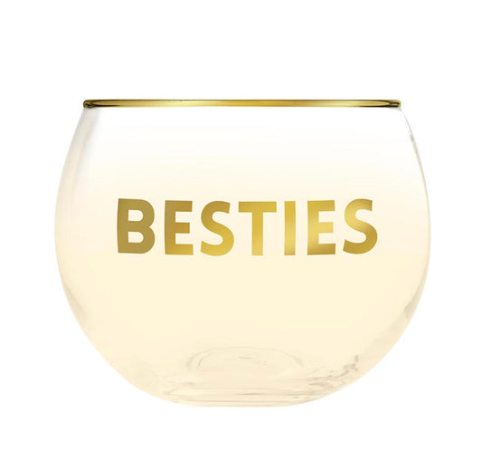 Besties Cocktail Glass