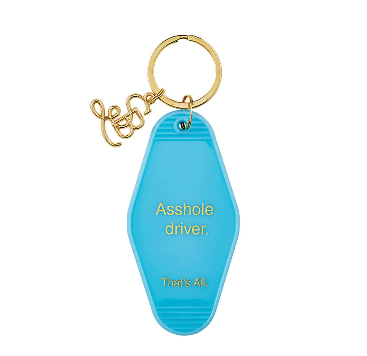 Asshole Driver Motel Keychain