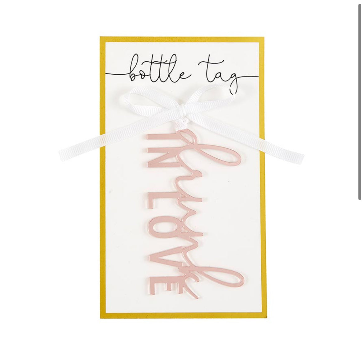 Drunk in Love Bottle & Gift Tag