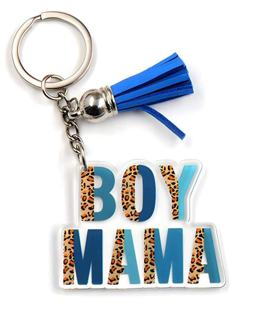 Boy Mama Key Chain