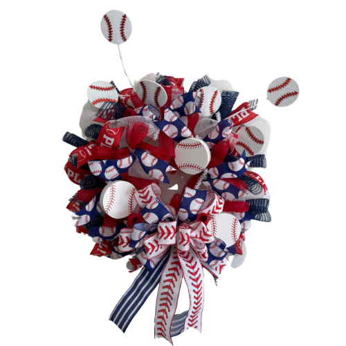 baseball custom wreath