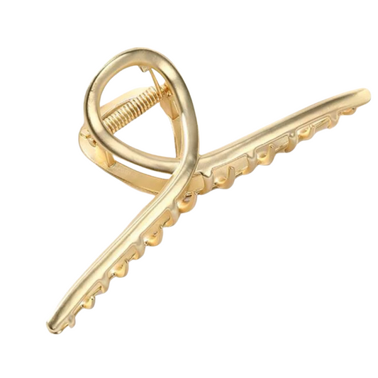 Claw Clip - Gold Rounded