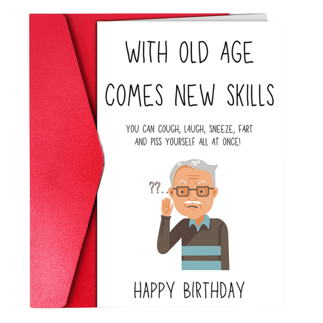 Birthday Skills - Greeting Card - Birthday