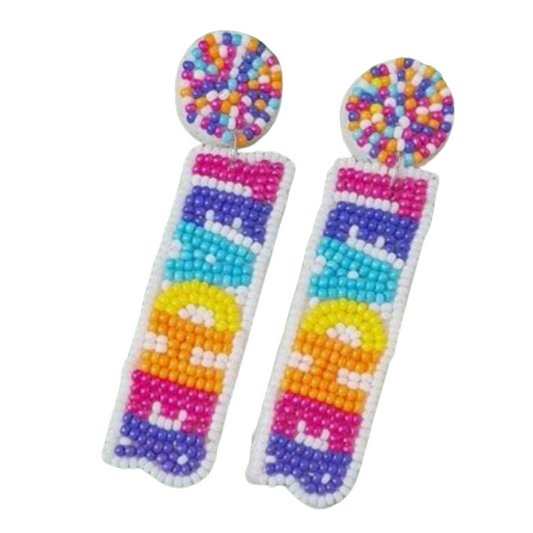 Teacher Beaded Earrings