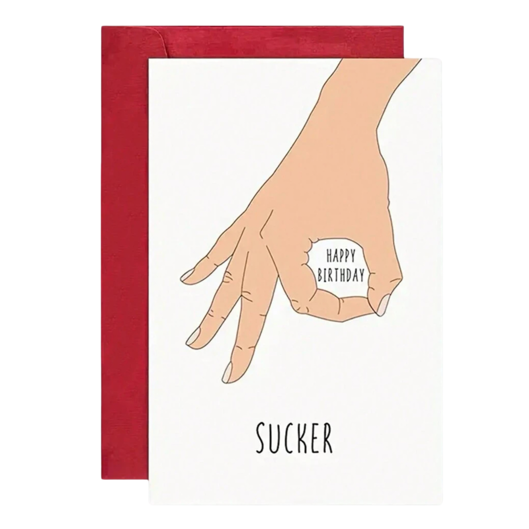 Sucker - Greeting Card - Birthday