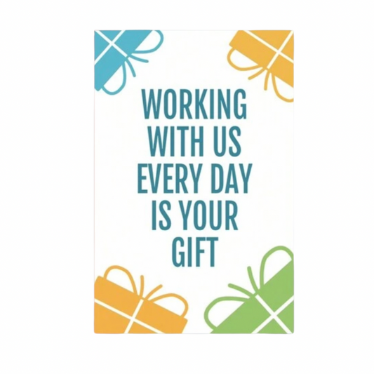 Working With Us - Greeting Card - Any Occasion