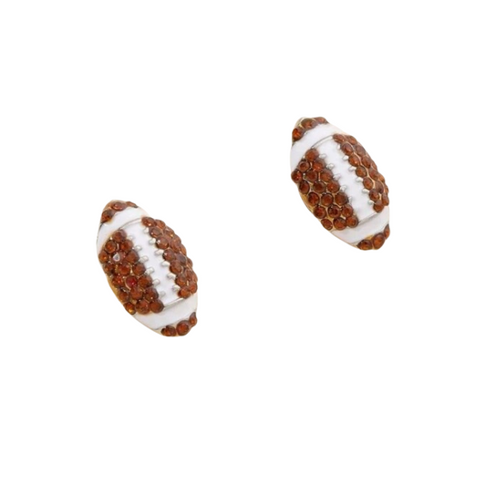 sprinkledash Sports - Football Earrings - Touchdown Sparkles