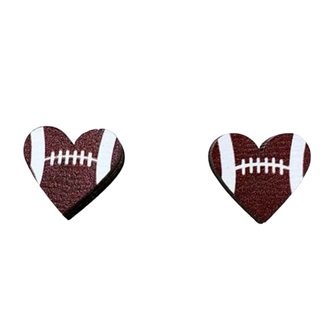 sprinkledash Sports - Football Earrings - For the Love of Football