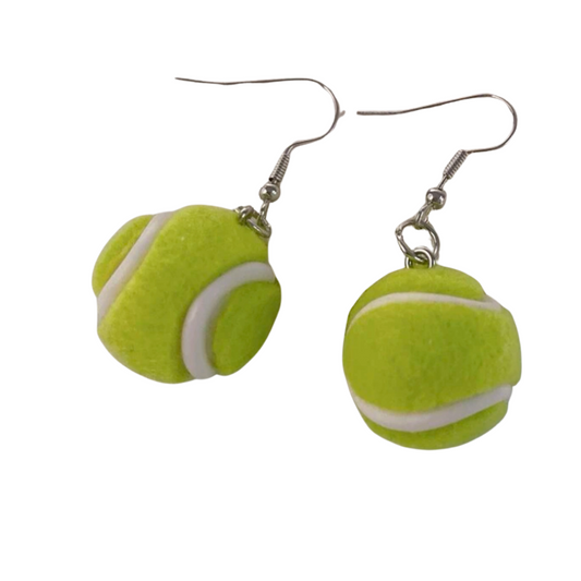 sprinkledash Sports - Tennis Ball Earrings