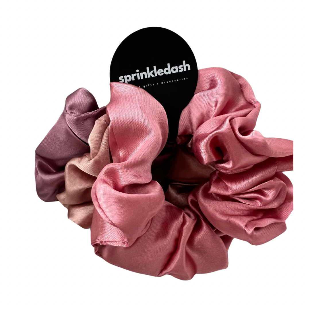 Damage-Free Satin Hair Tie - 3pk