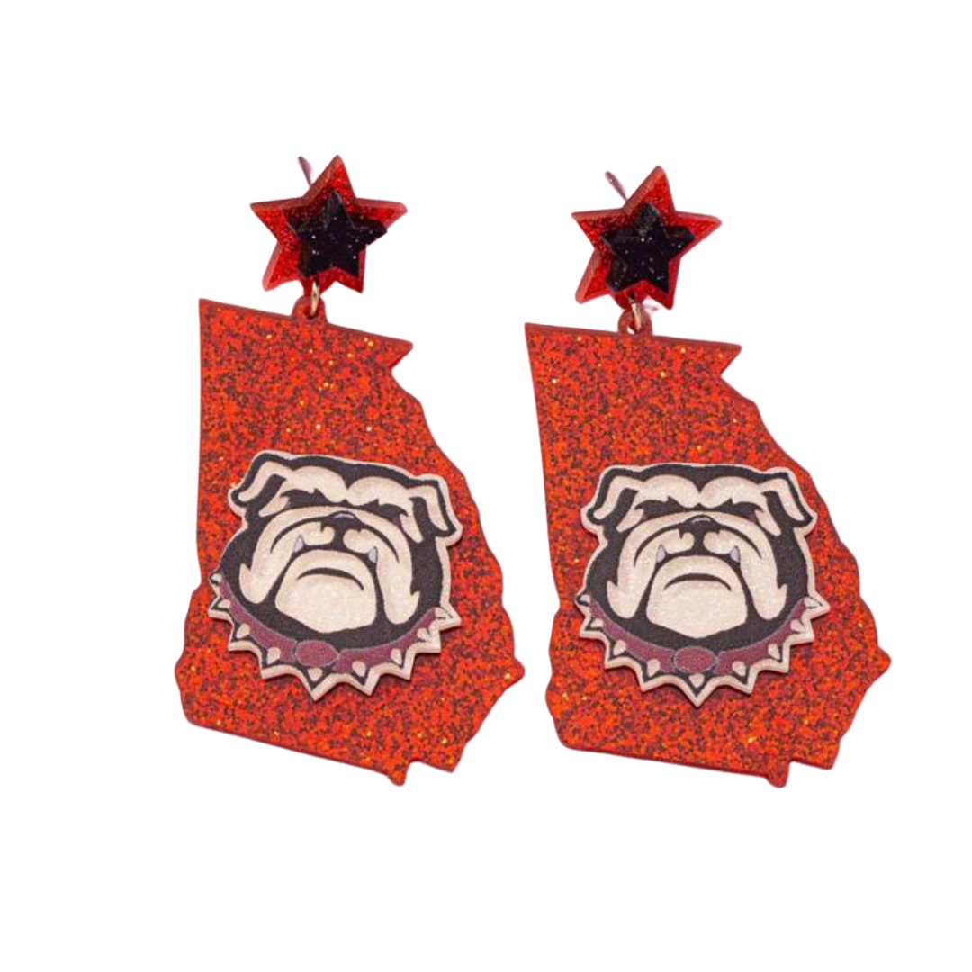 Georgia Dawgs Earrings