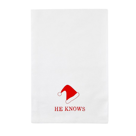 He Knows Kitchen Towel