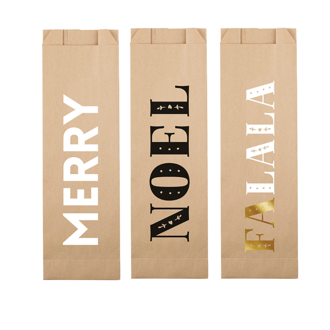 Holiday Wine Bags - Set of 6