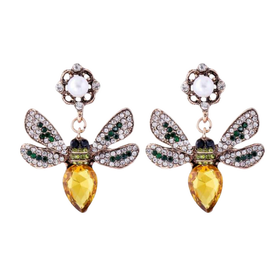 Big Sting Jeweled Earring