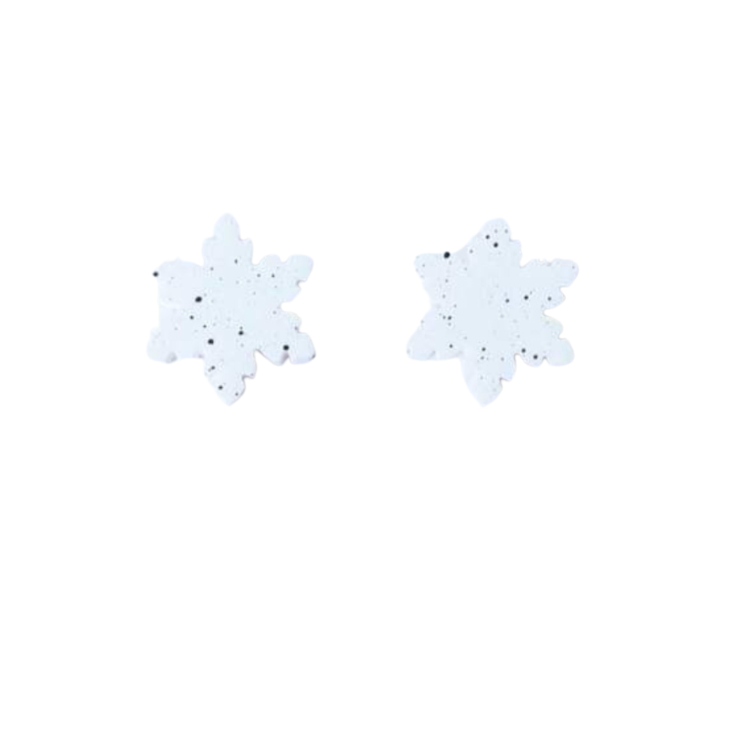 Snowflake Stud Earrings