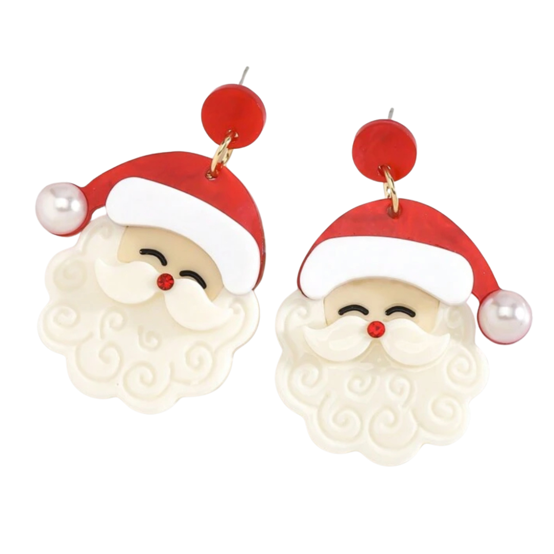 Santa Earrings